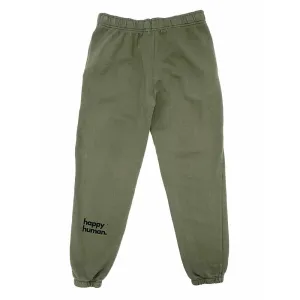 Happy Human Jogger | Army Green | Adult