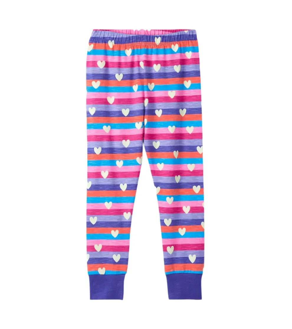 Hatley Pajama Set (Stripes & Hearts)