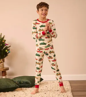 Holiday Cars Cotton Pajama Set