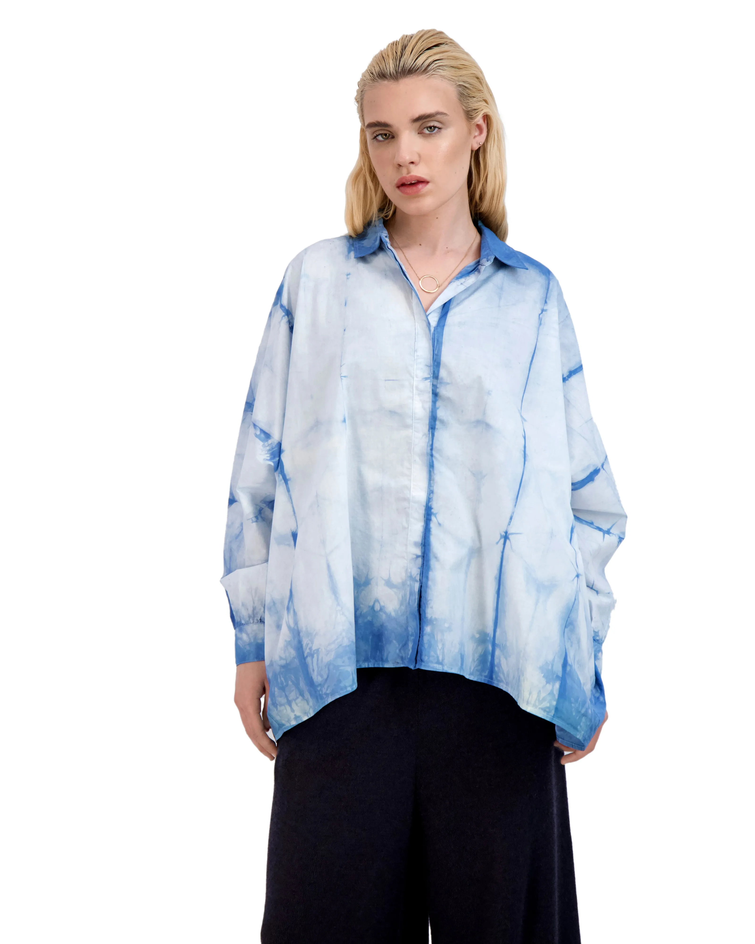 Indigo Oversized Shirt