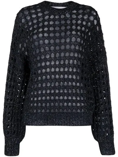 IRO Lurex Wide Knit Sweater (NWT) - Size Small