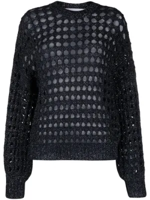 IRO Lurex Wide Knit Sweater (NWT) - Size Small