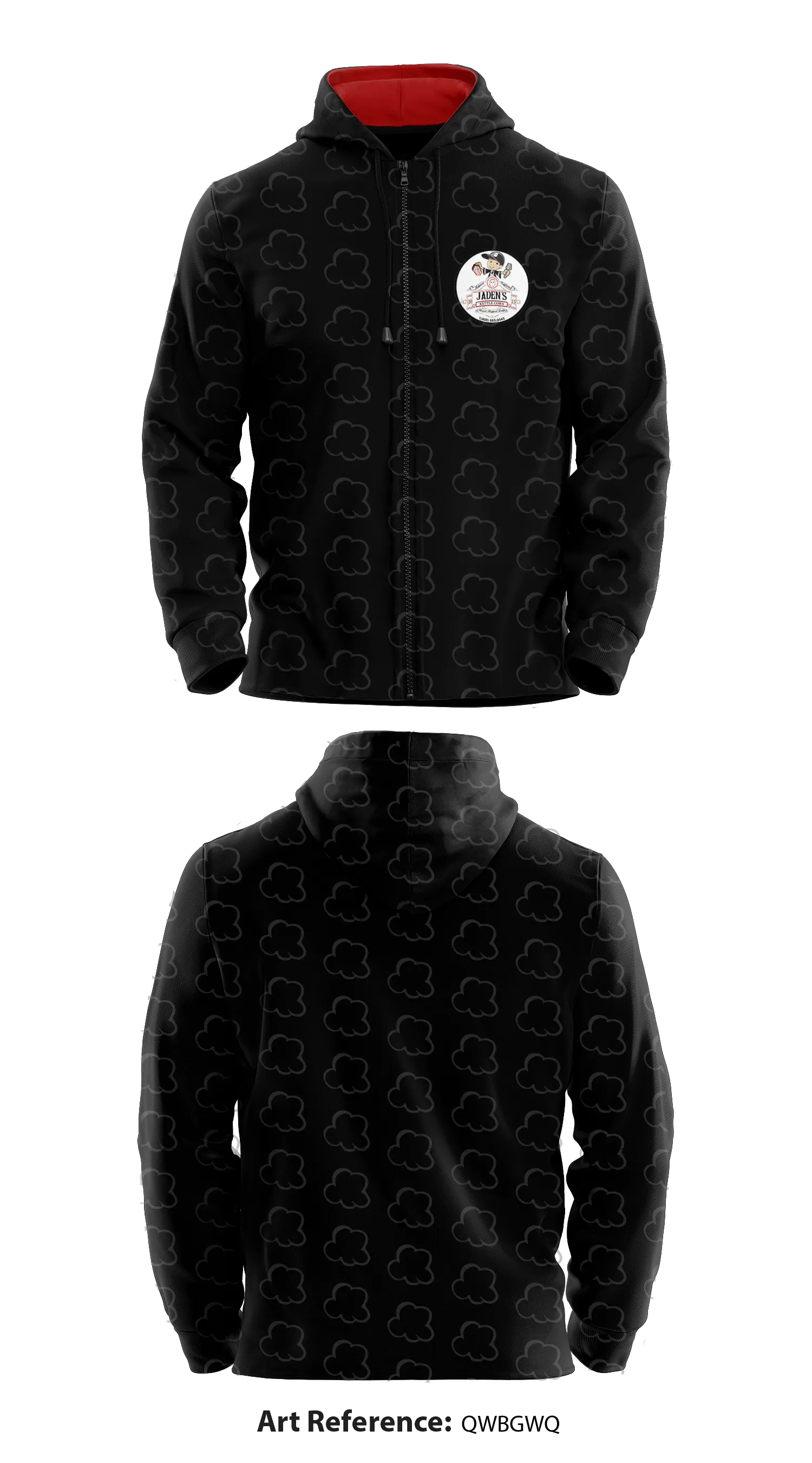 Jaden's Kettle Corn  Core Men's Hooded Performance Sweatshirt - QwBGwq