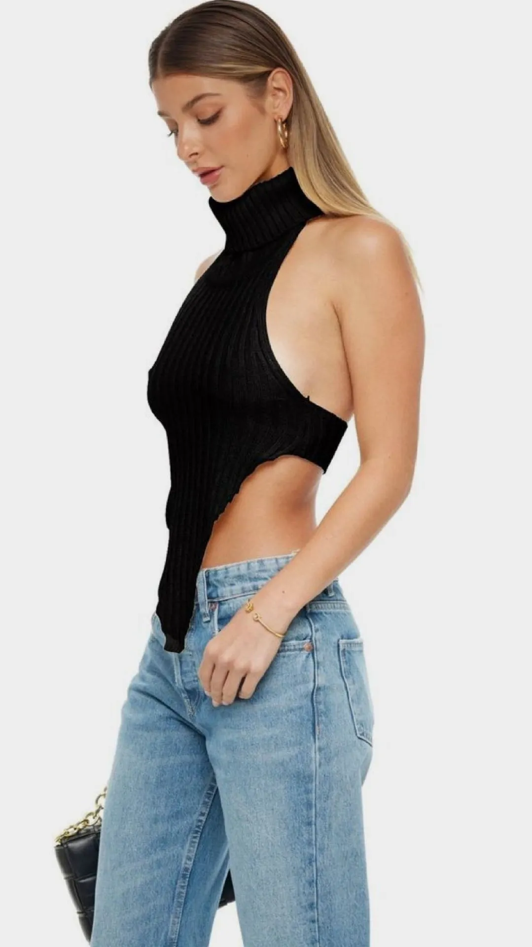 Jagged Edge Sweater | Black