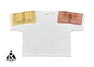 Jersey Bandana Oversized Tee "Mustard/Brown"