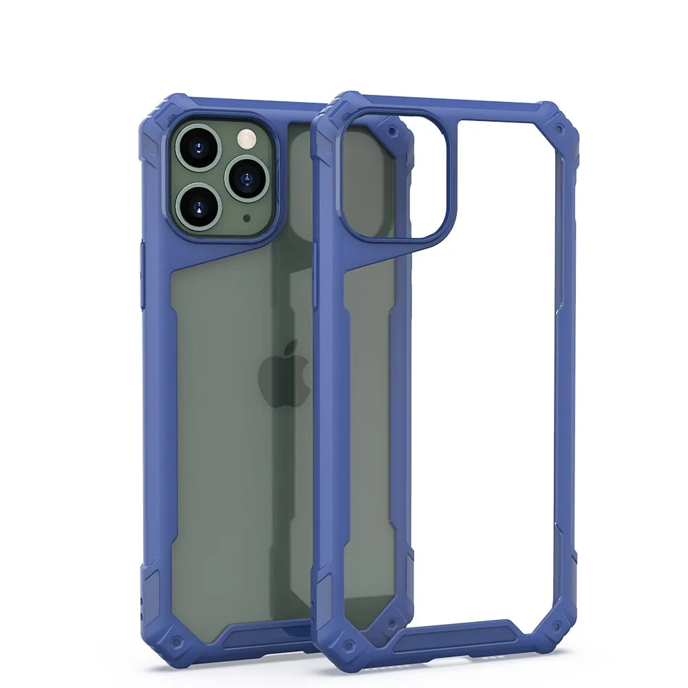 KEYSION Mode Stoßfest Fall für iPhone SE 2020 11 Pro Max Transparent Telefon Zurück Abdeckung für Apple iPhone 8 6s 7 Plus X XS XR