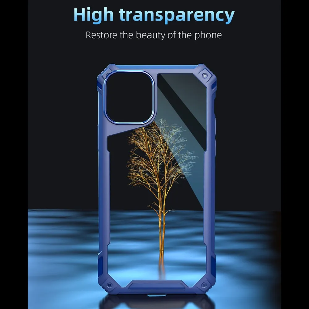 KEYSION Mode Stoßfest Fall für iPhone SE 2020 11 Pro Max Transparent Telefon Zurück Abdeckung für Apple iPhone 8 6s 7 Plus X XS XR