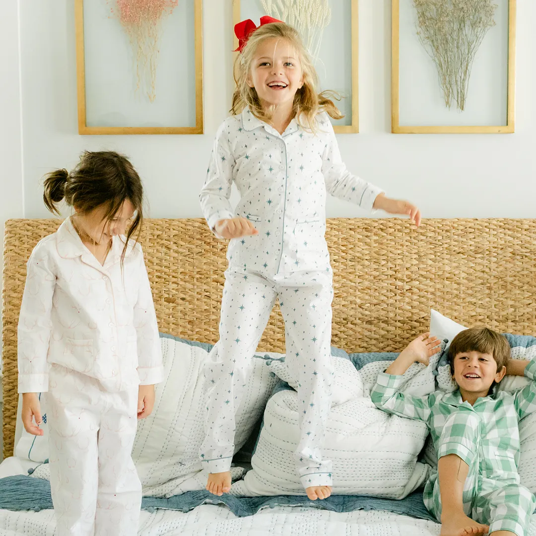 Kid's Oh My Stars Pajama in Twilight Blue