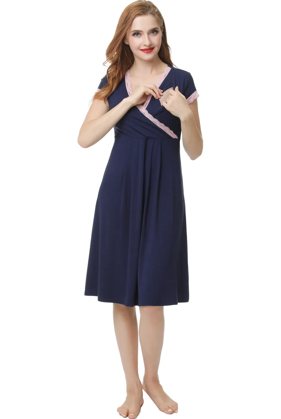 Kimi   Kai Maternity "Jenny" Nursing Nightgown