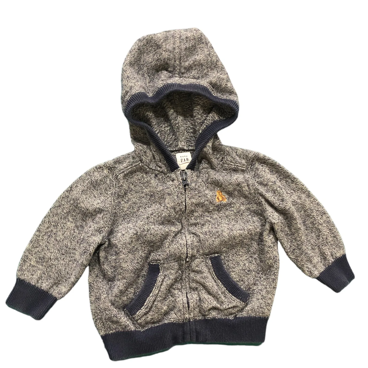 Knit Hoodie, 6-12m // Gap