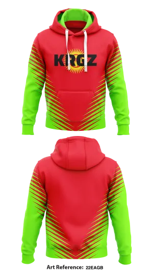 KRGZ Store 1  Core Men's Hooded Performance Sweatshirt - 22EAgB