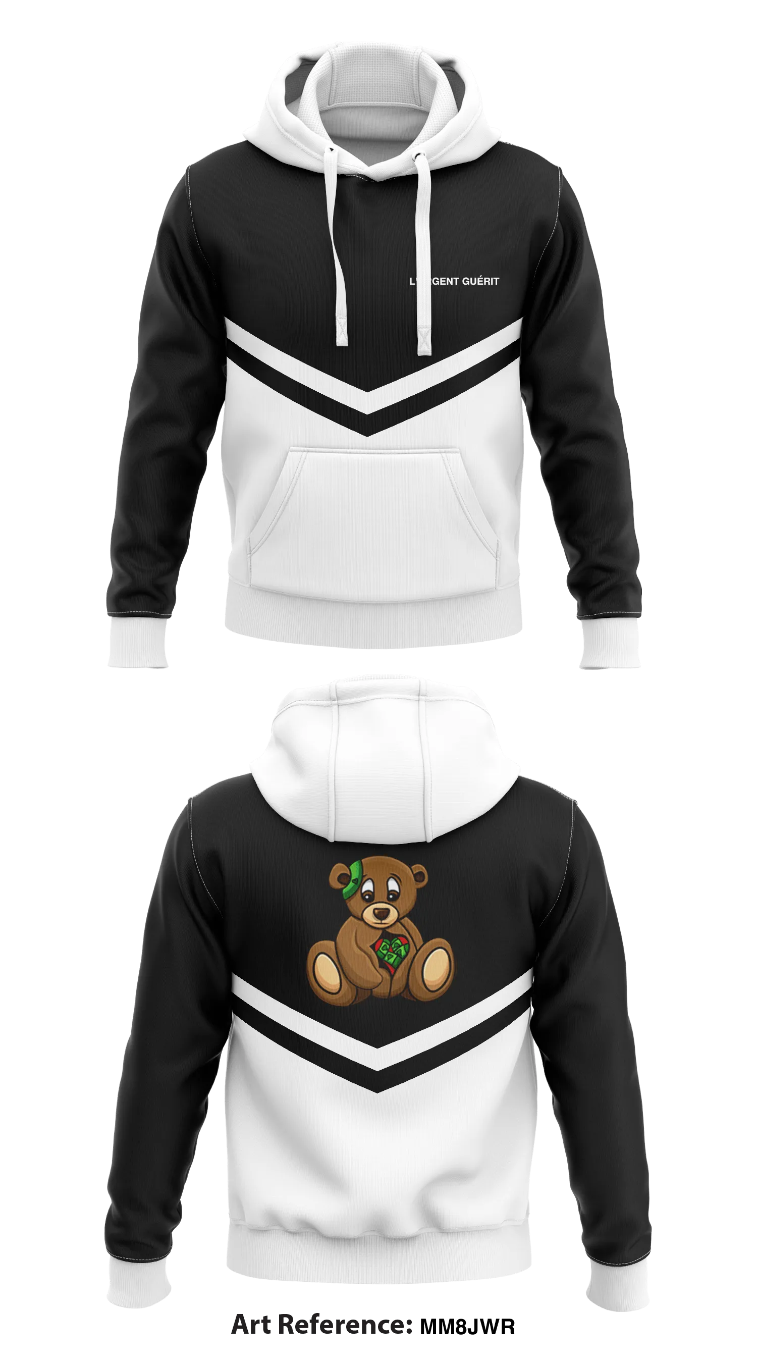 L'argent Guérit Store 1  Core Men's Hooded Performance Sweatshirt - Mm8jWr