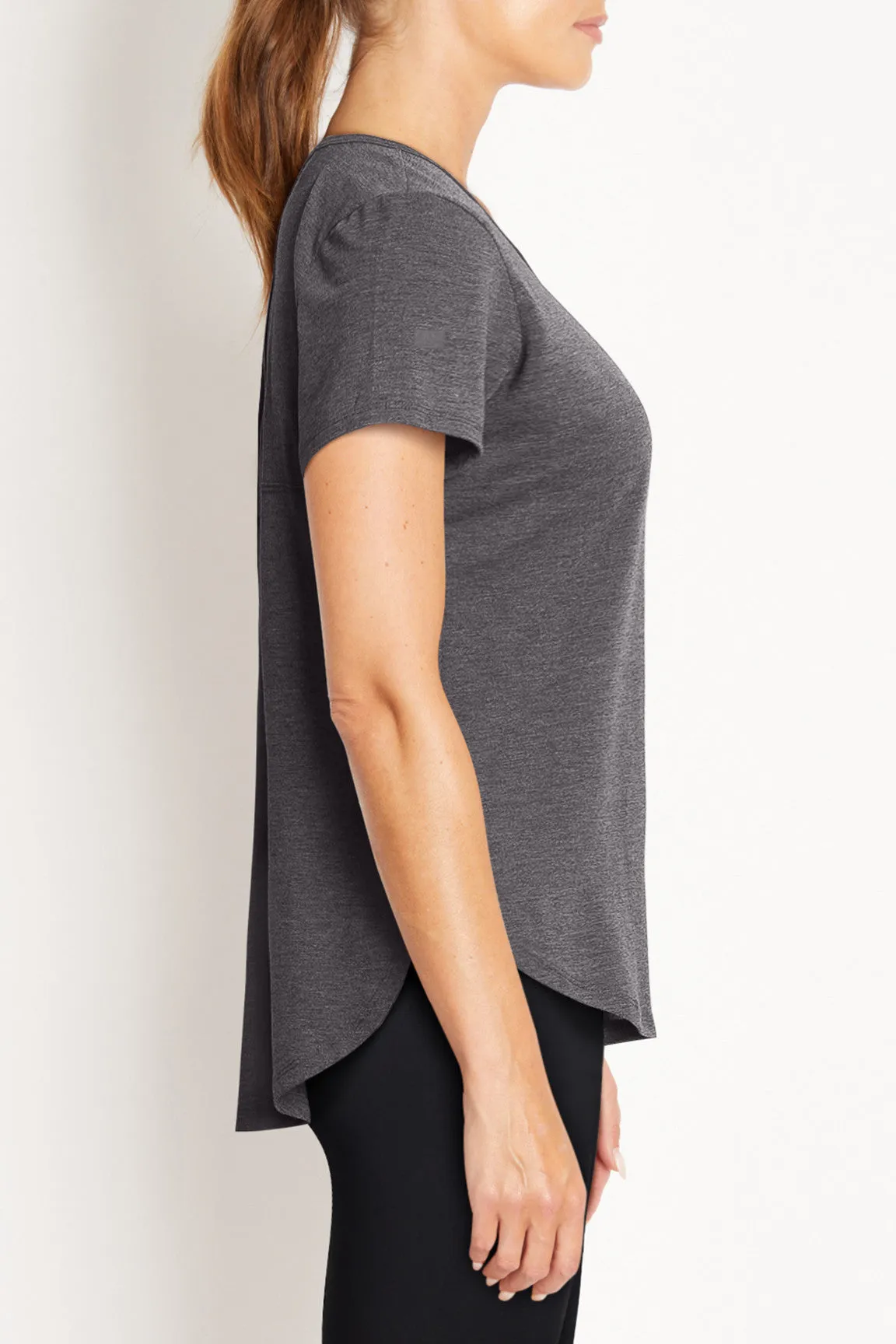 Leah Short Sleeve (H.Charcoal)