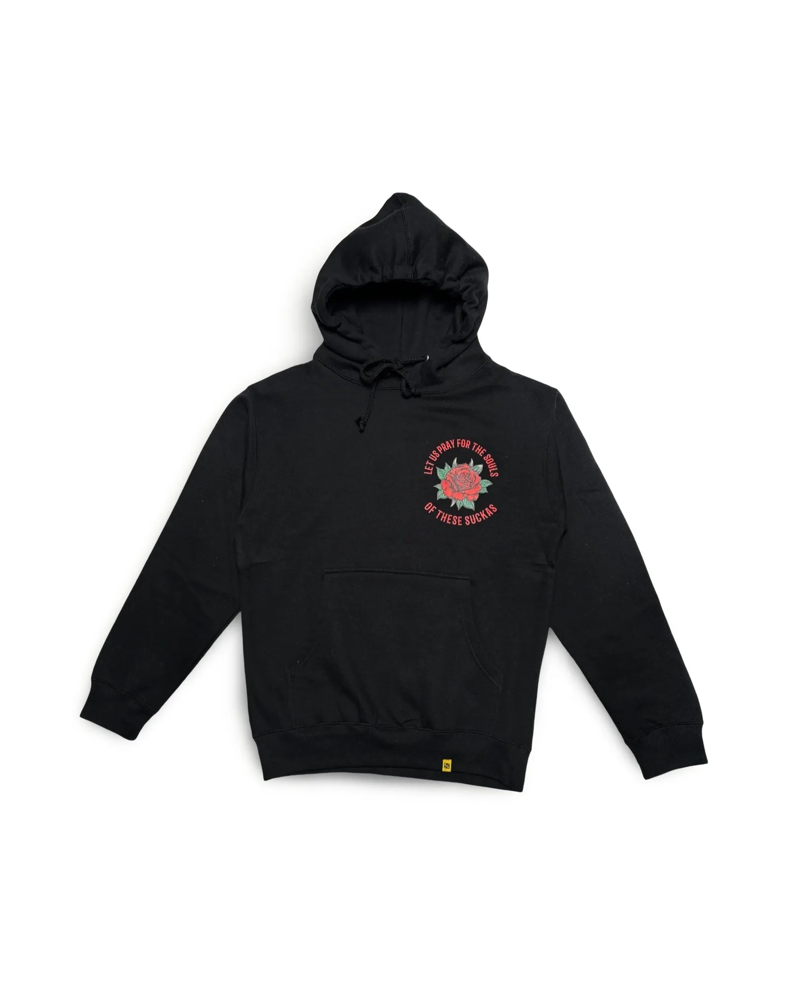 Let Us Pray Hoodie - Black/Red