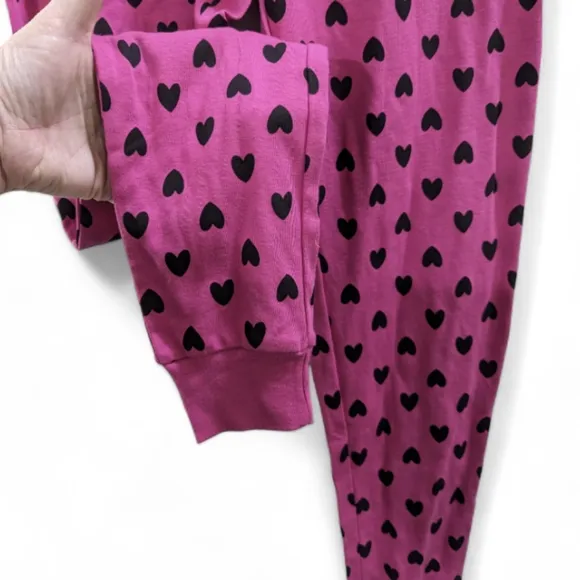 Leveret Hearts Cotton Pajamas 2pc Set
