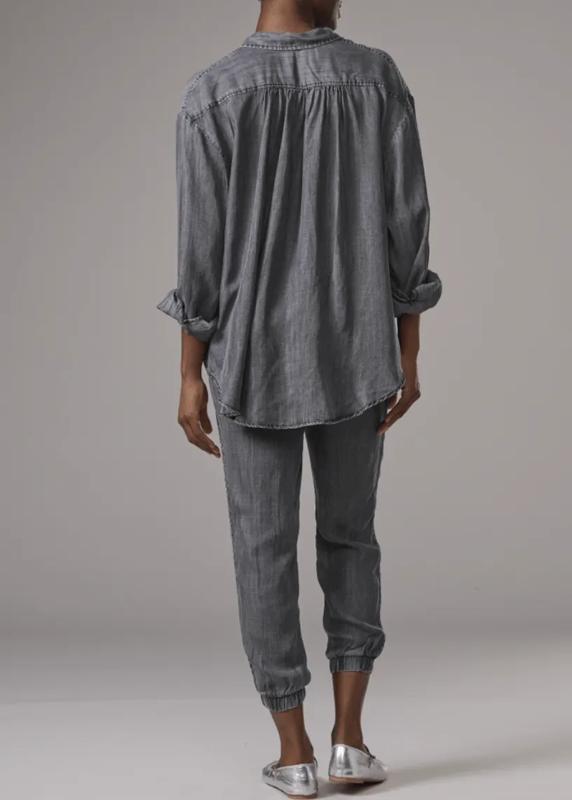 Lia Black Denim Button Down by Splendid | Washed Black