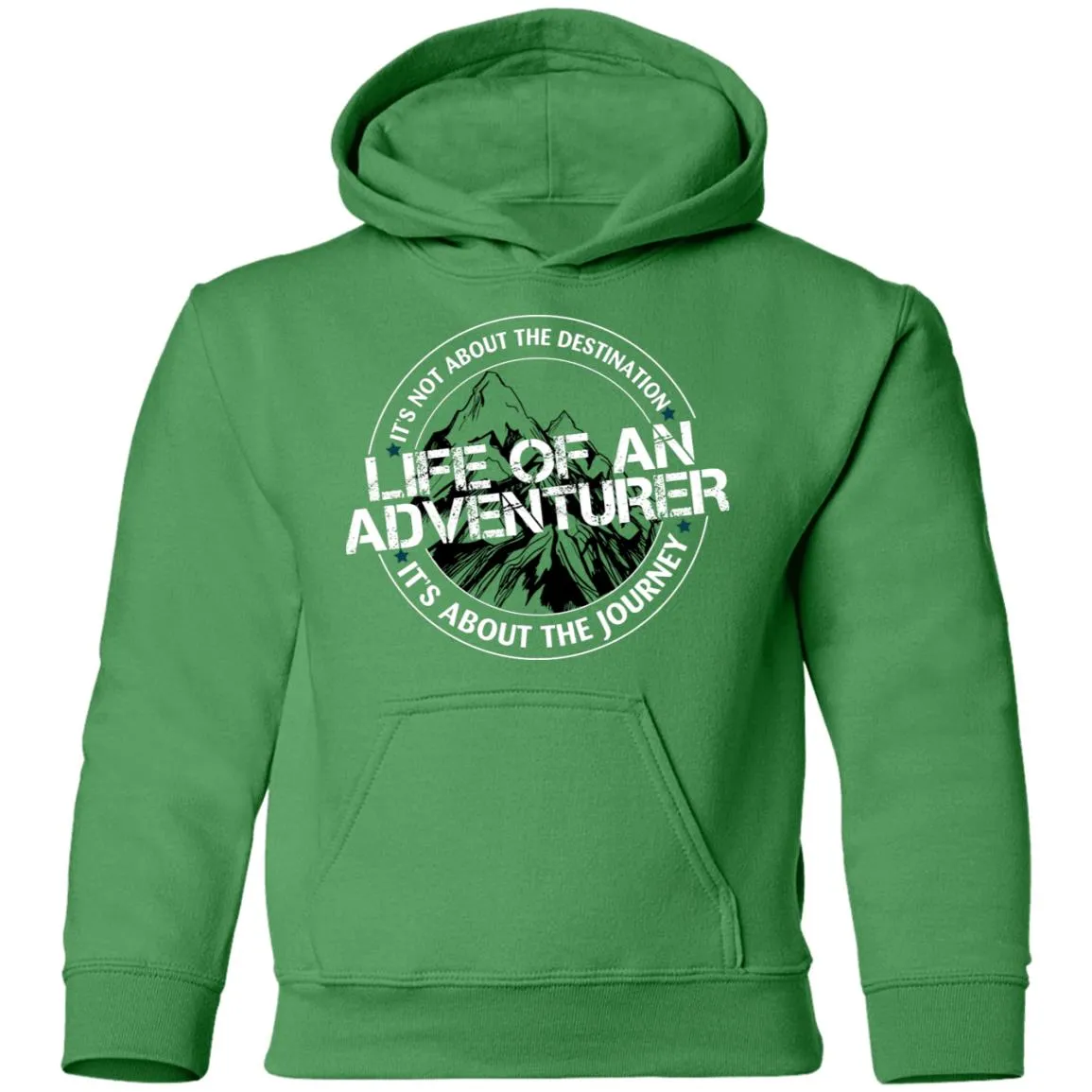 Life of an Adventurer G185B Gildan Youth Pullover Hoodie