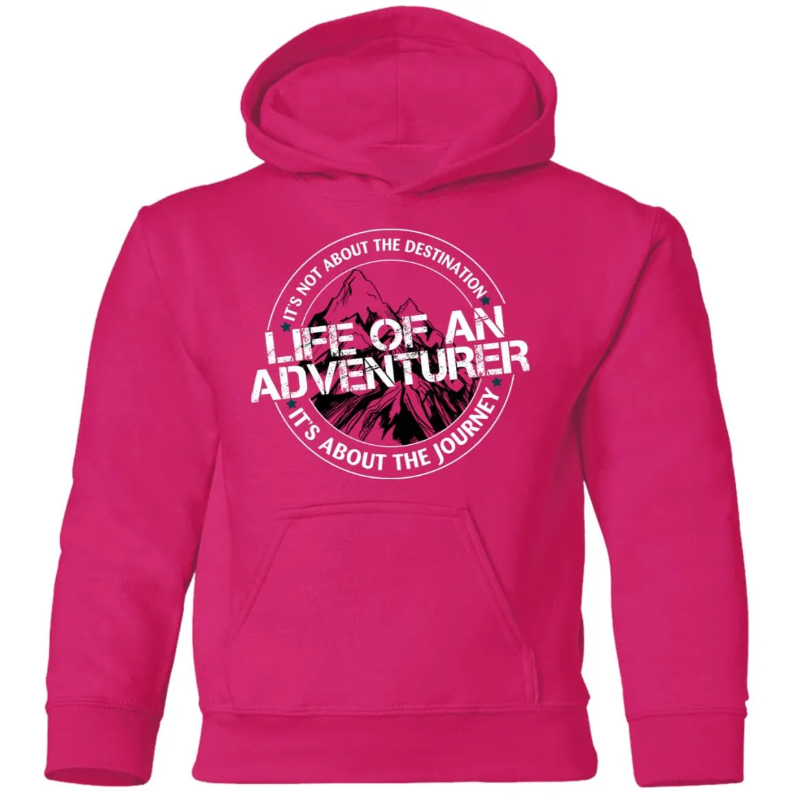 Life of an Adventurer G185B Gildan Youth Pullover Hoodie