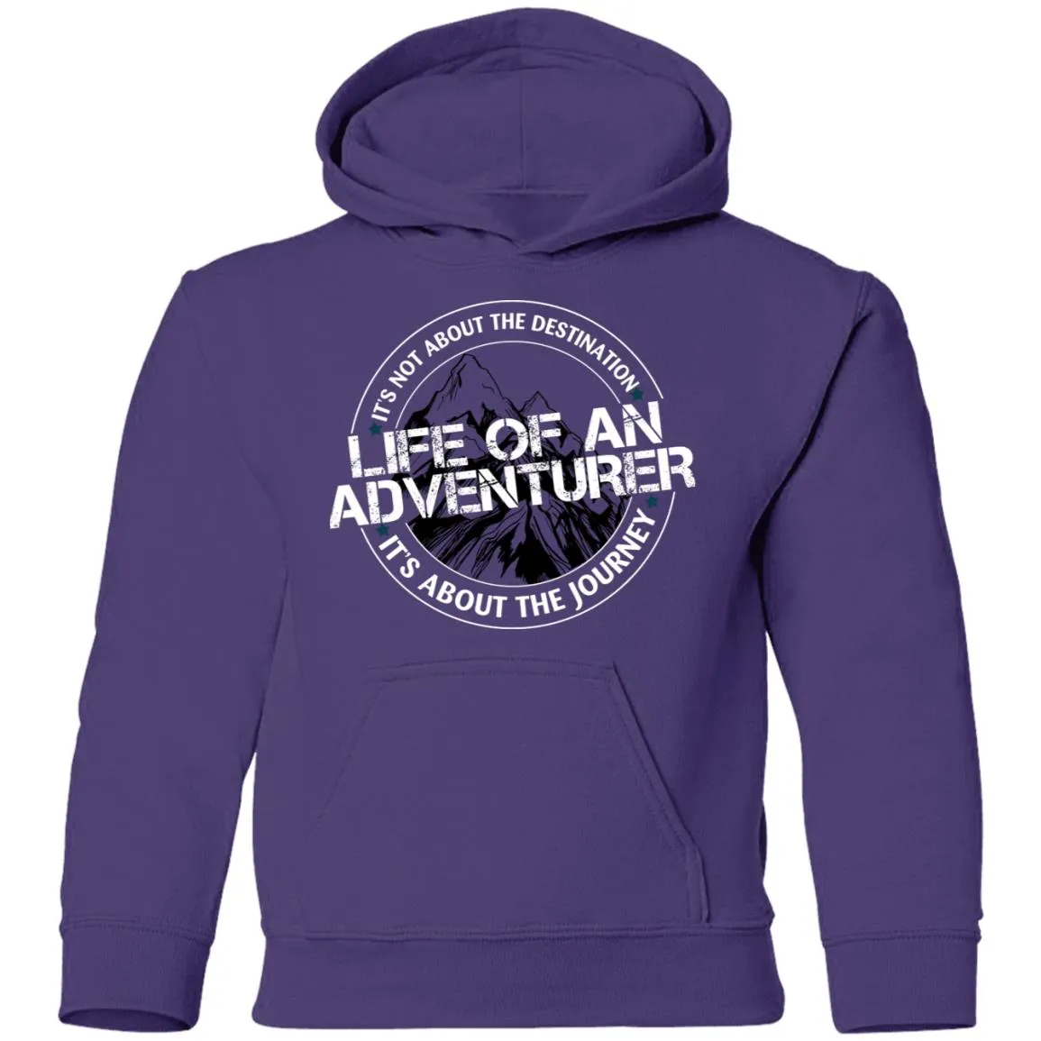 Life of an Adventurer G185B Gildan Youth Pullover Hoodie