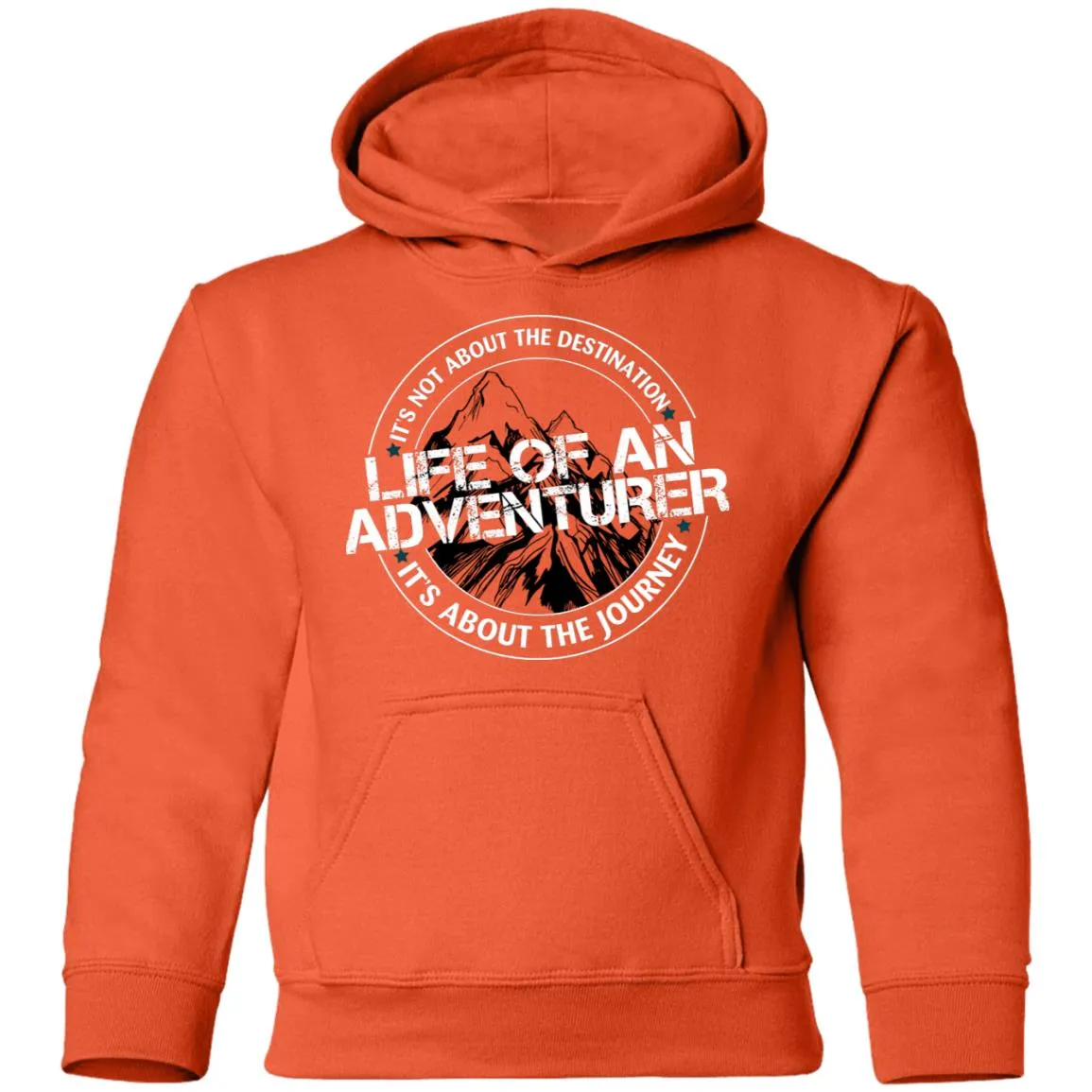 Life of an Adventurer G185B Gildan Youth Pullover Hoodie