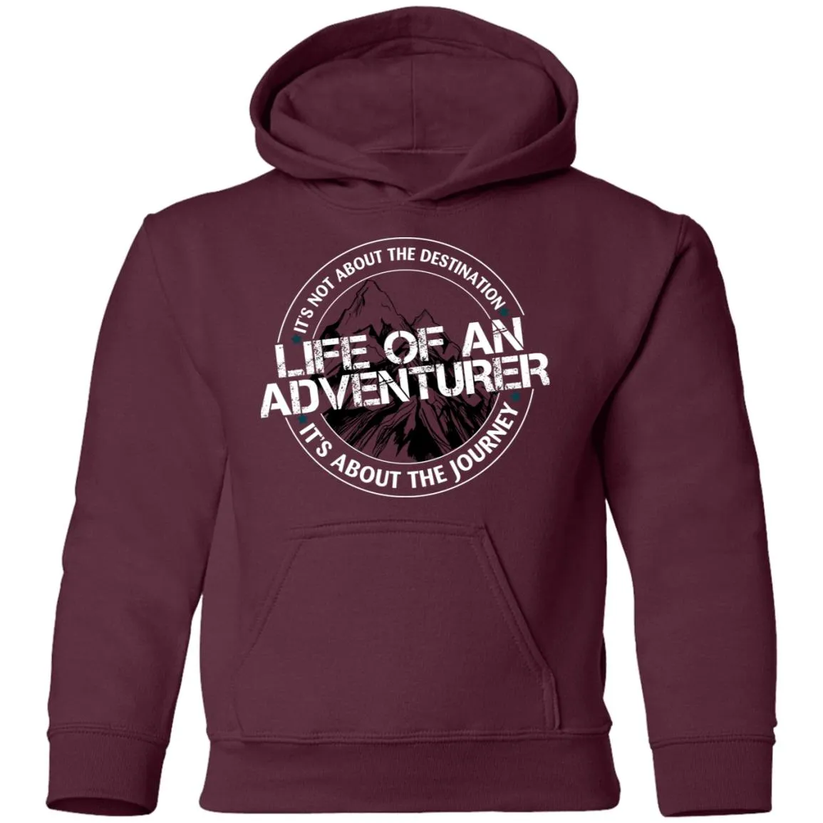Life of an Adventurer G185B Gildan Youth Pullover Hoodie