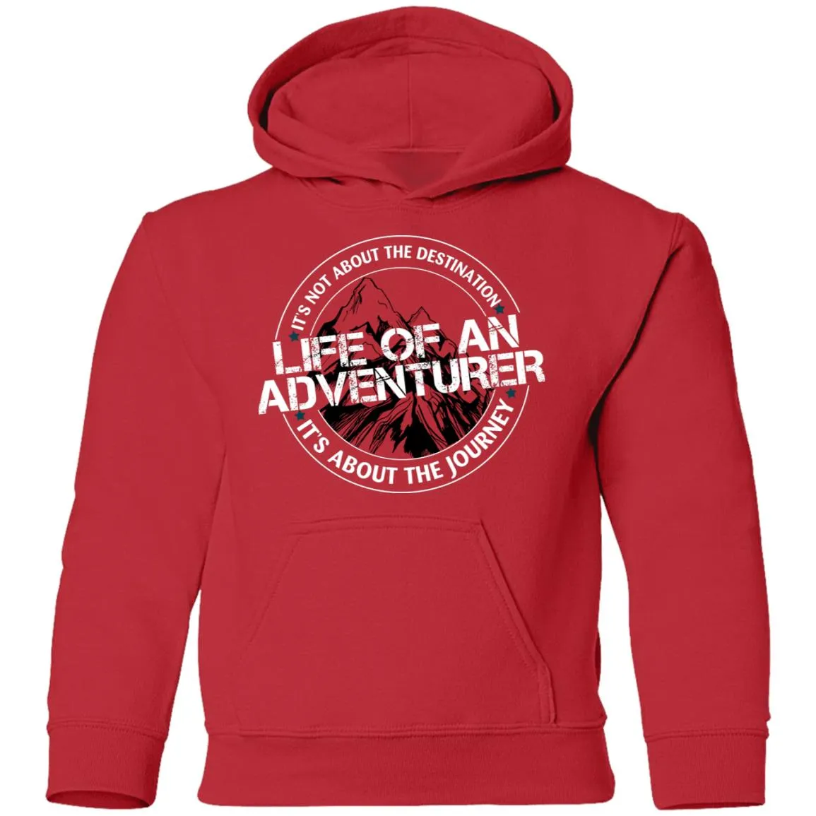 Life of an Adventurer G185B Gildan Youth Pullover Hoodie
