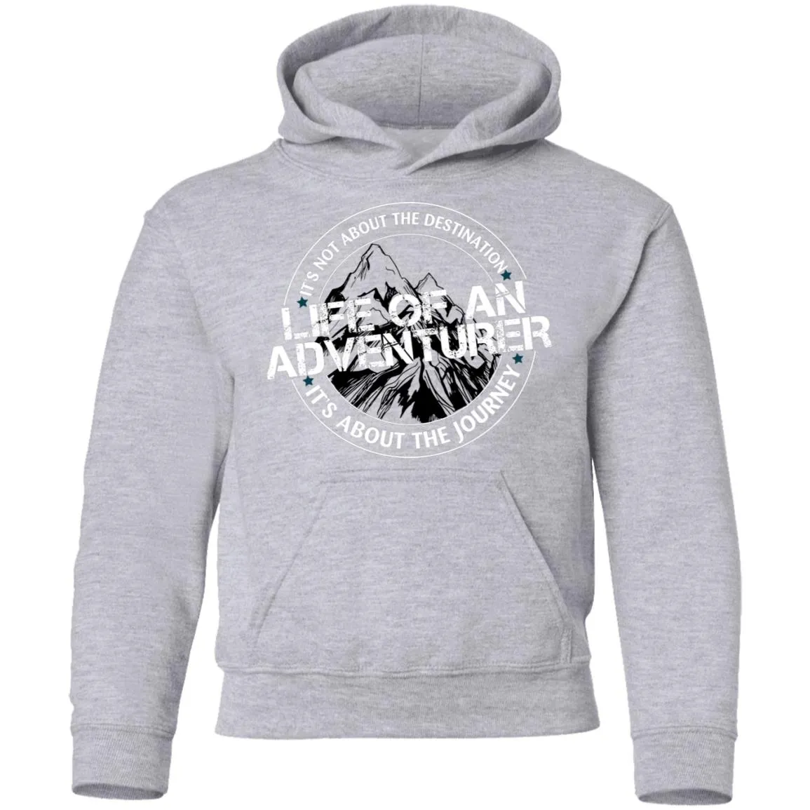 Life of an Adventurer G185B Gildan Youth Pullover Hoodie