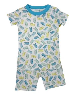 Light Blue Peep-Tastic Short Pajamas