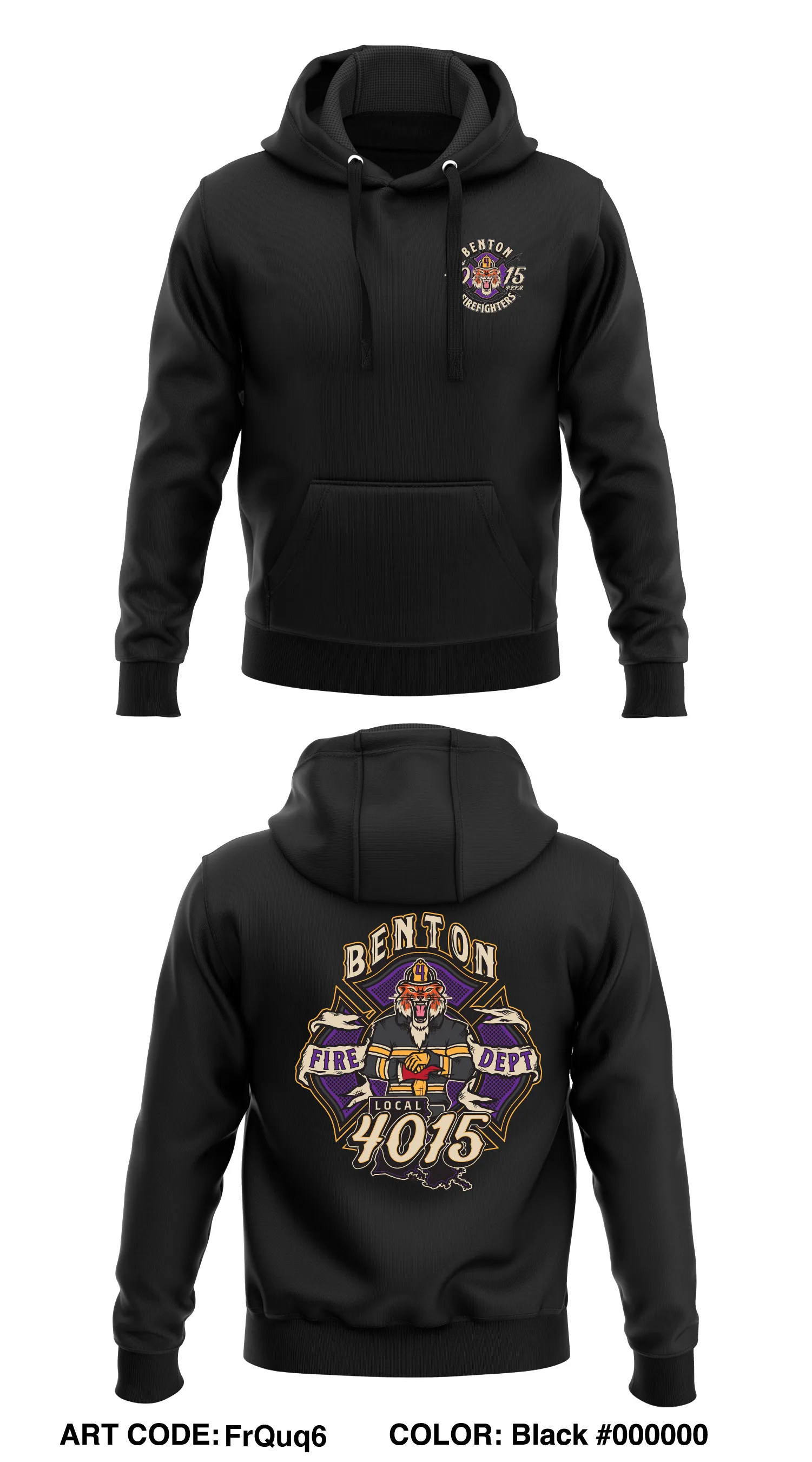 Local 415 Store 1  Core Men's Hooded Performance Sweatshirt - FrQuq6