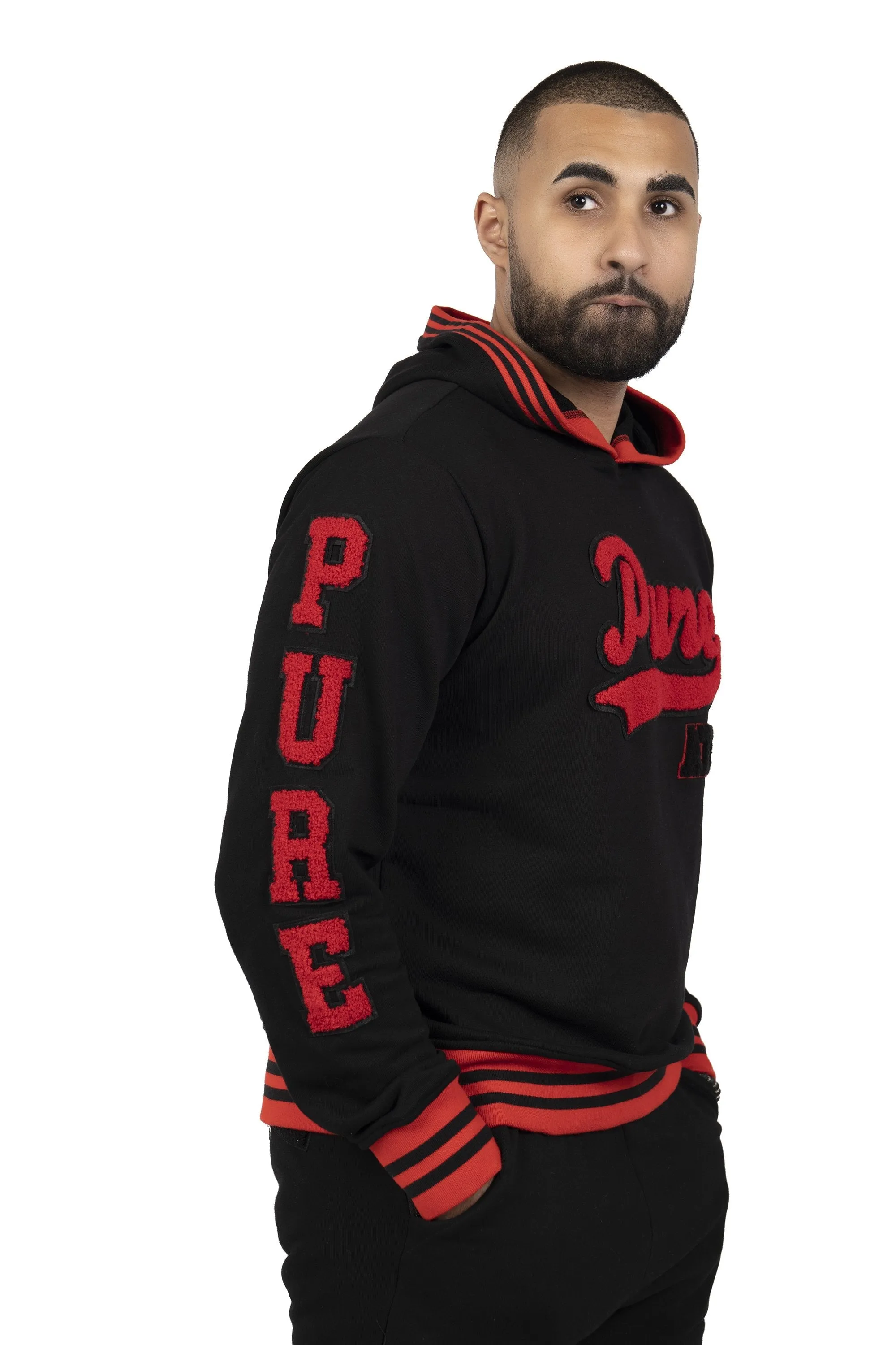 Logo Pure All Varsity Long Sleeve Hoodie