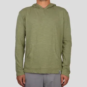 Long Sleeve Hoodie Olive
