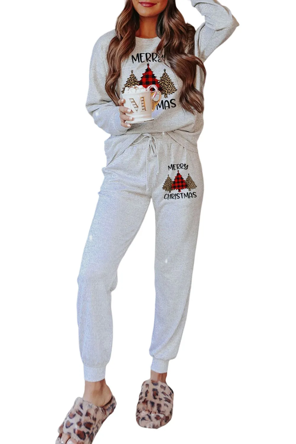 Long Sleeve Pullover and Jogger Pants Lounge Set