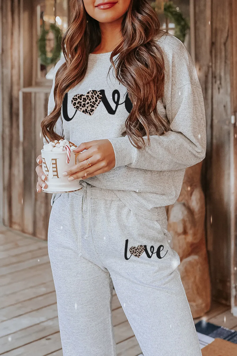 Long Sleeve Pullover and Jogger Pants Lounge Set