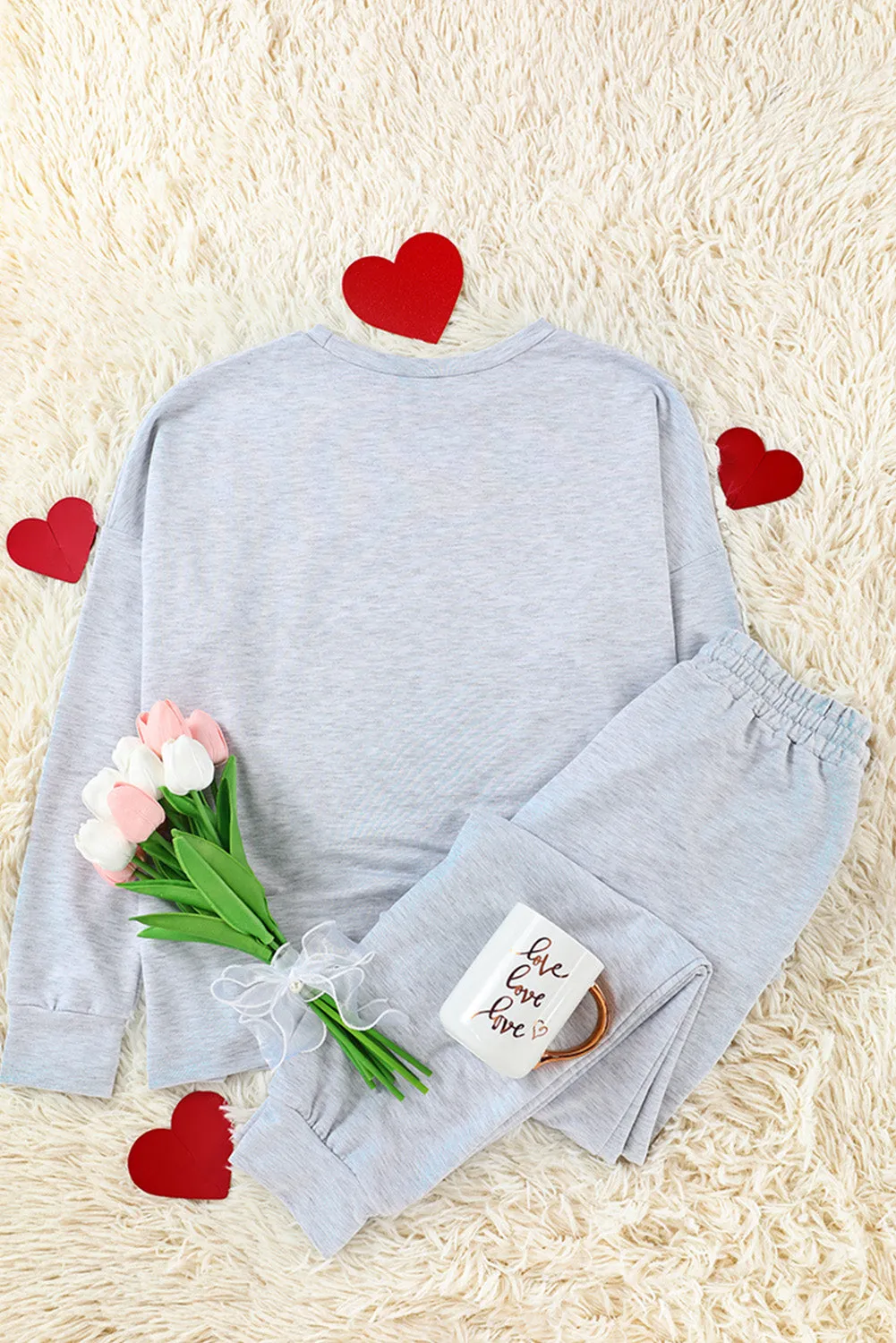 Long Sleeve Pullover and Jogger Pants Lounge Set