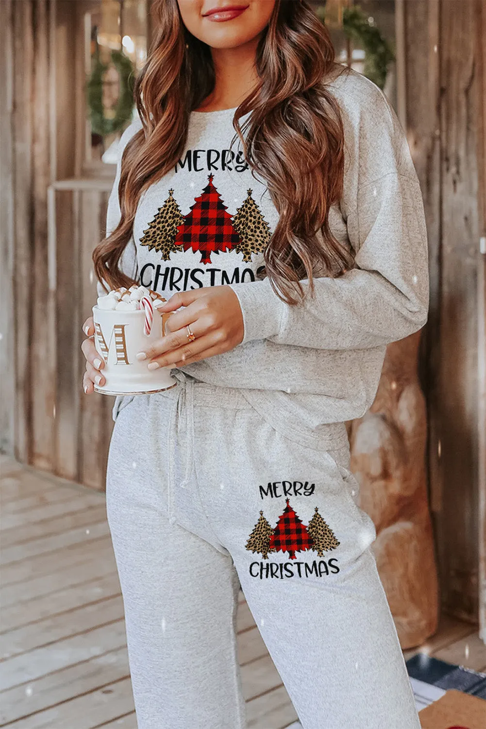 Long Sleeve Pullover and Jogger Pants Lounge Set