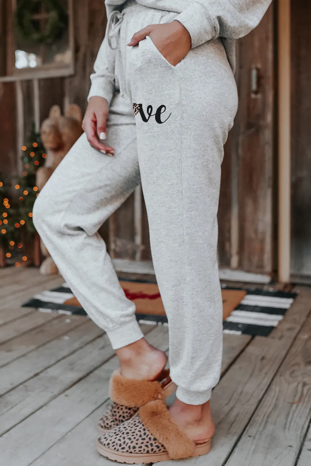 Long Sleeve Pullover and Jogger Pants Lounge Set