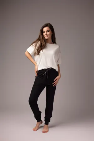Loungewear: Spring Sweatpants BLACK CLEARANCE SALE
