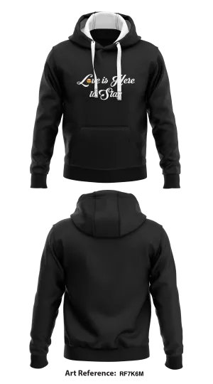 Love is here to stay Core Men's Hooded Performance Sweatshirt - Rf7k6m