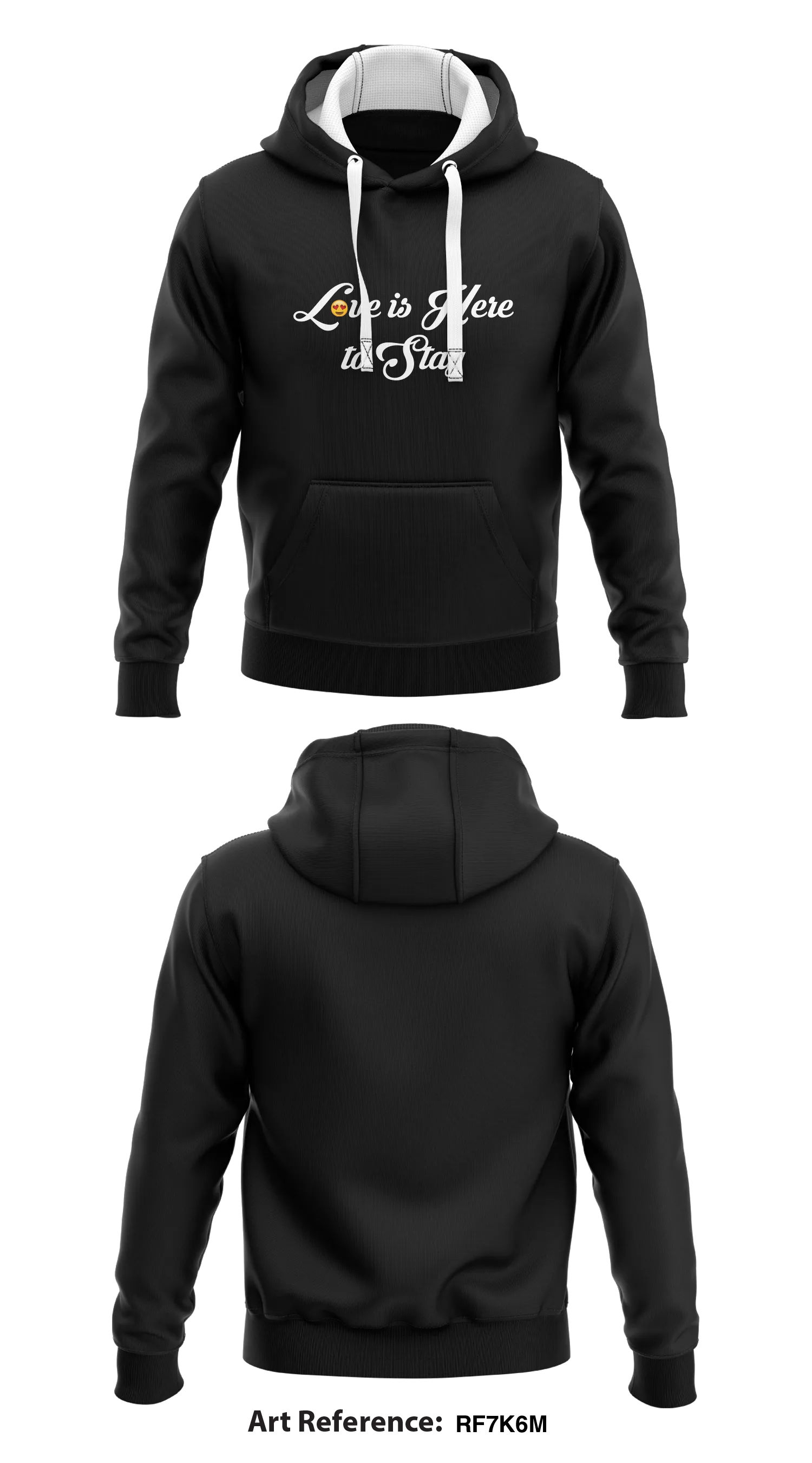 Love is here to stay Core Men's Hooded Performance Sweatshirt - Rf7k6m