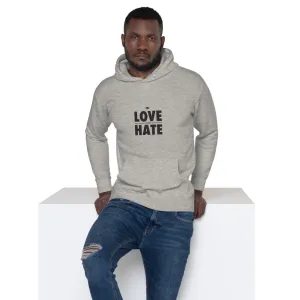 Love over Hate Unisex Hoodie