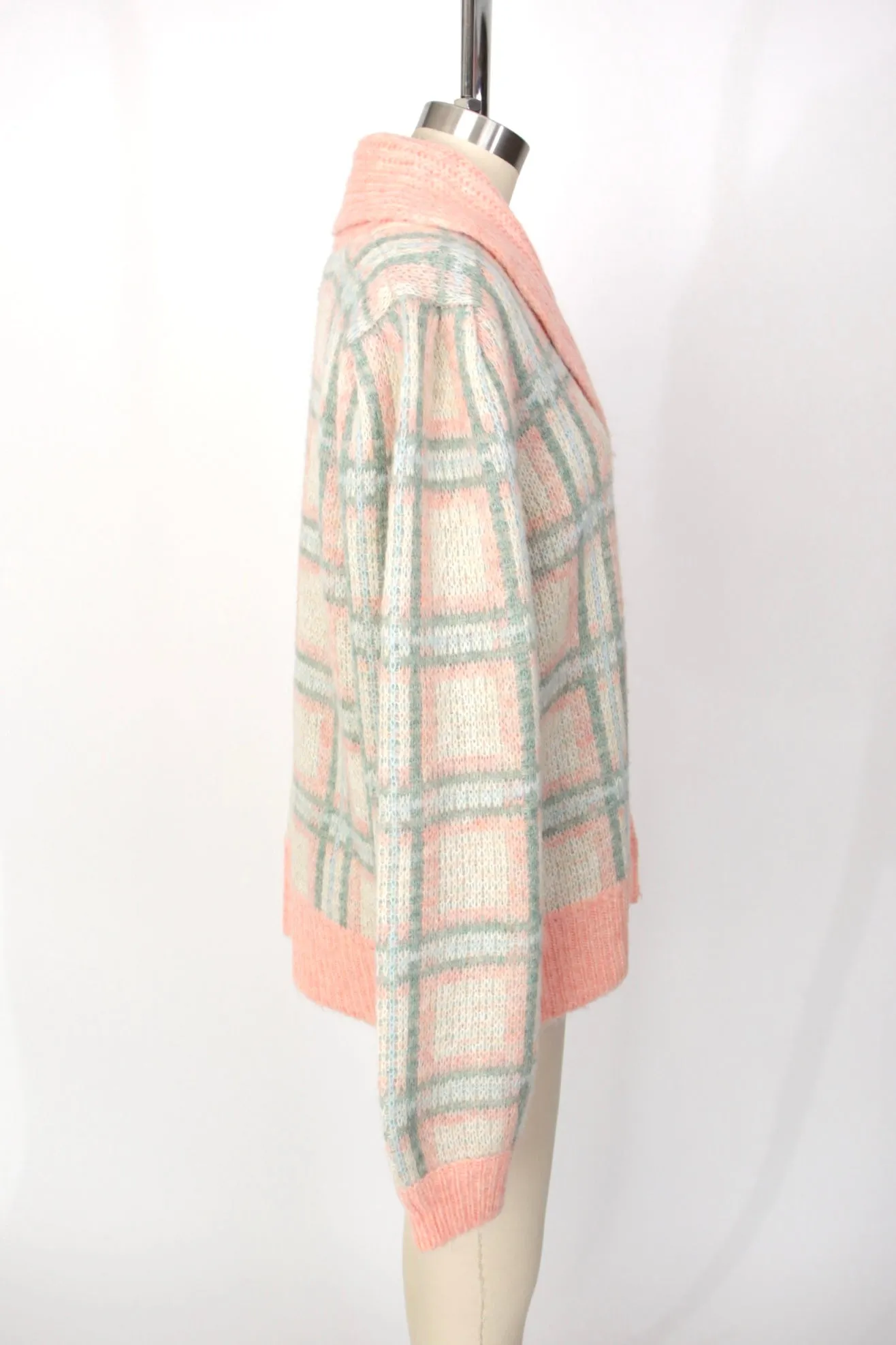 LoveShackFancy Magnolia Check Cardigan