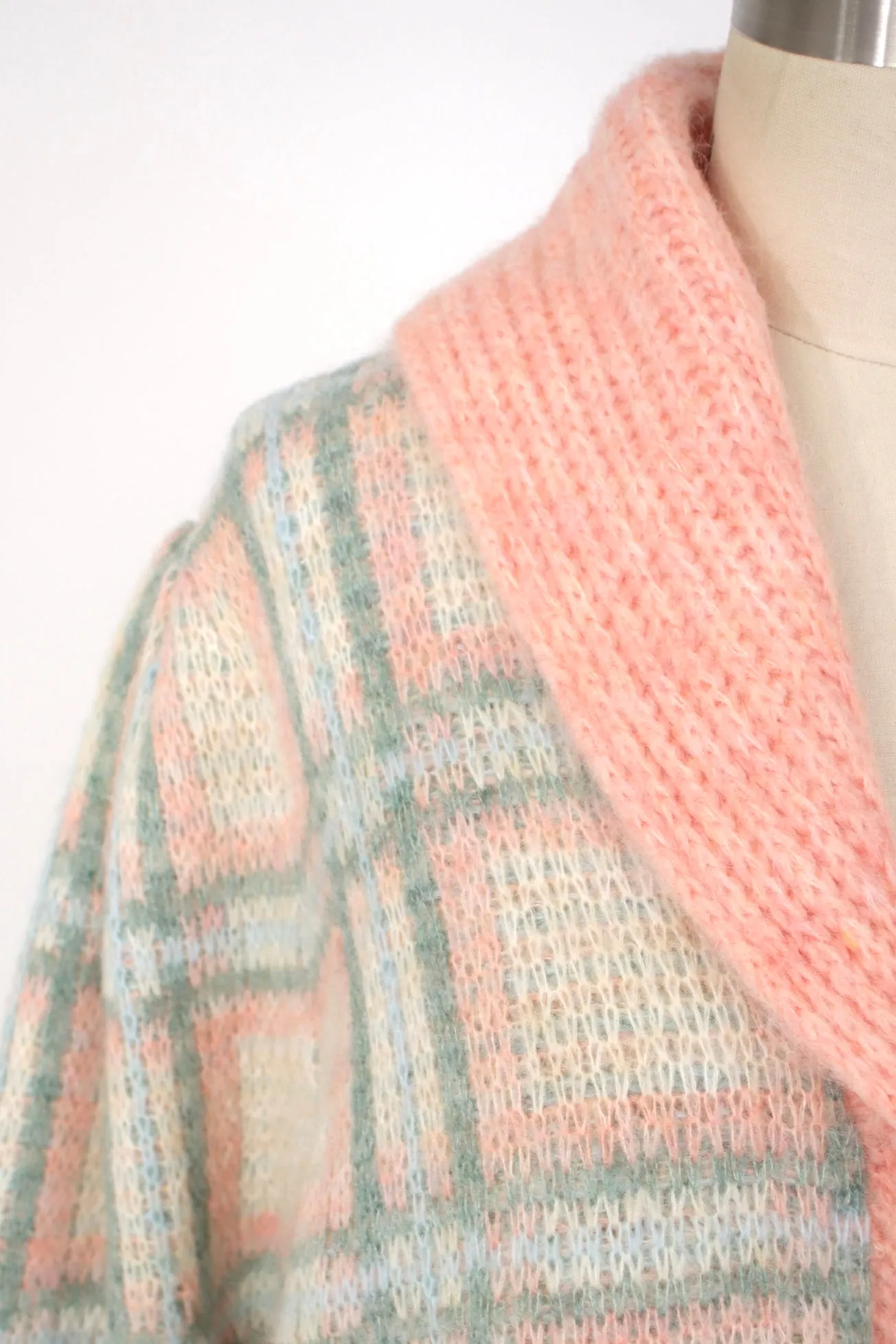 LoveShackFancy Magnolia Check Cardigan