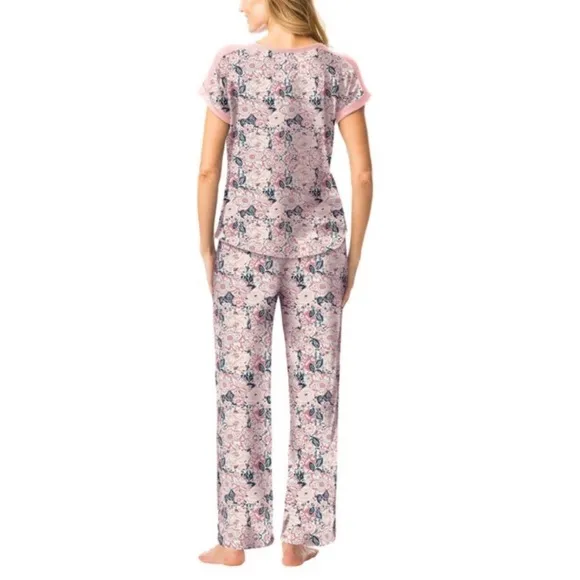 LUCKY BRAND NWT 3 Piece Floral Lounge Pajamas Set