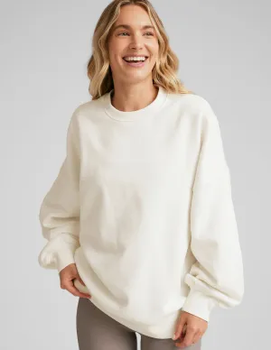 Luxefleece Oversized Sweatshirt by Beyond Yoga | Fresh Snow