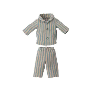 Maileg Pajamas for Teddy Junior, Blue