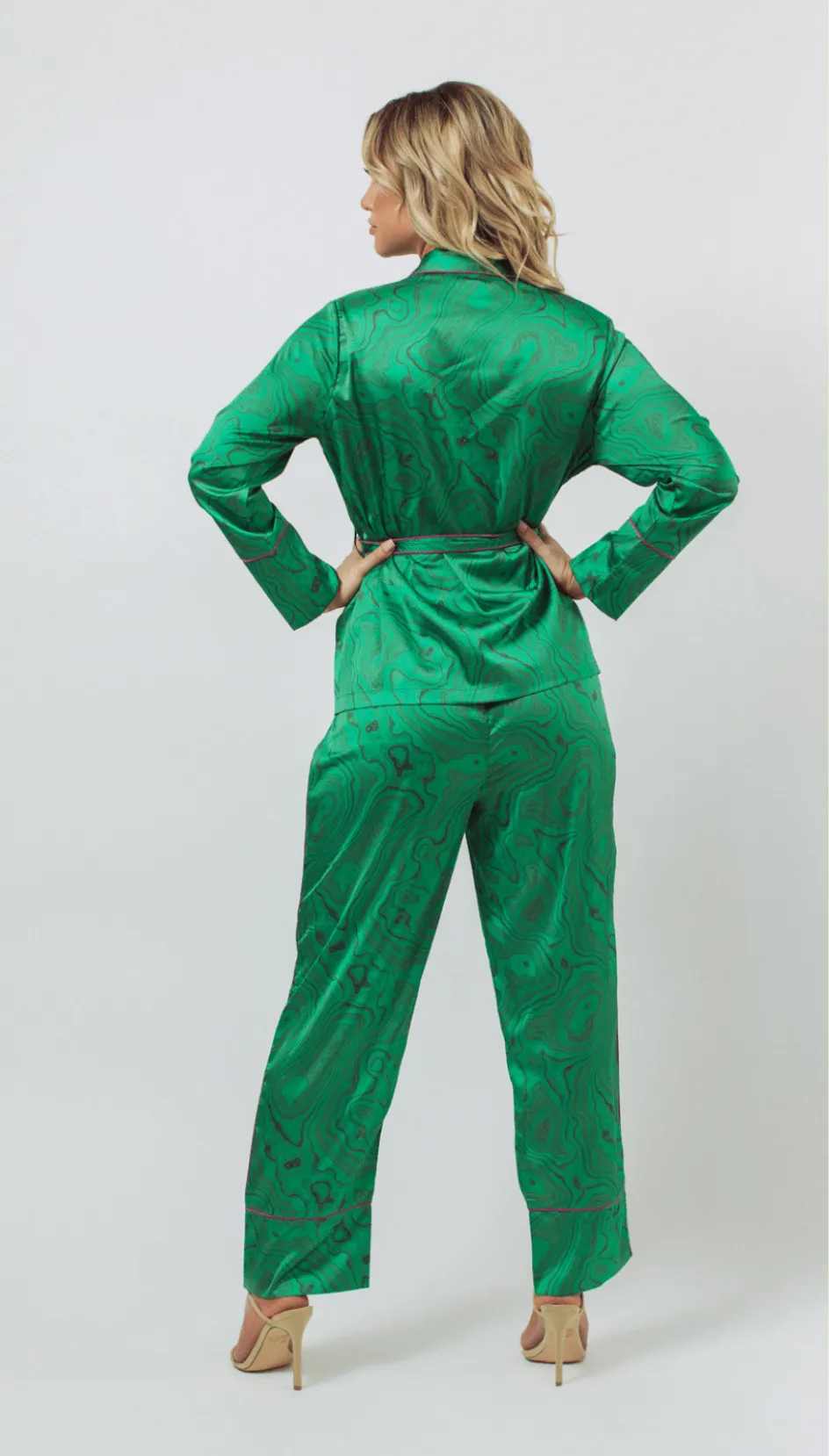 Malachite Wrap PJ Set