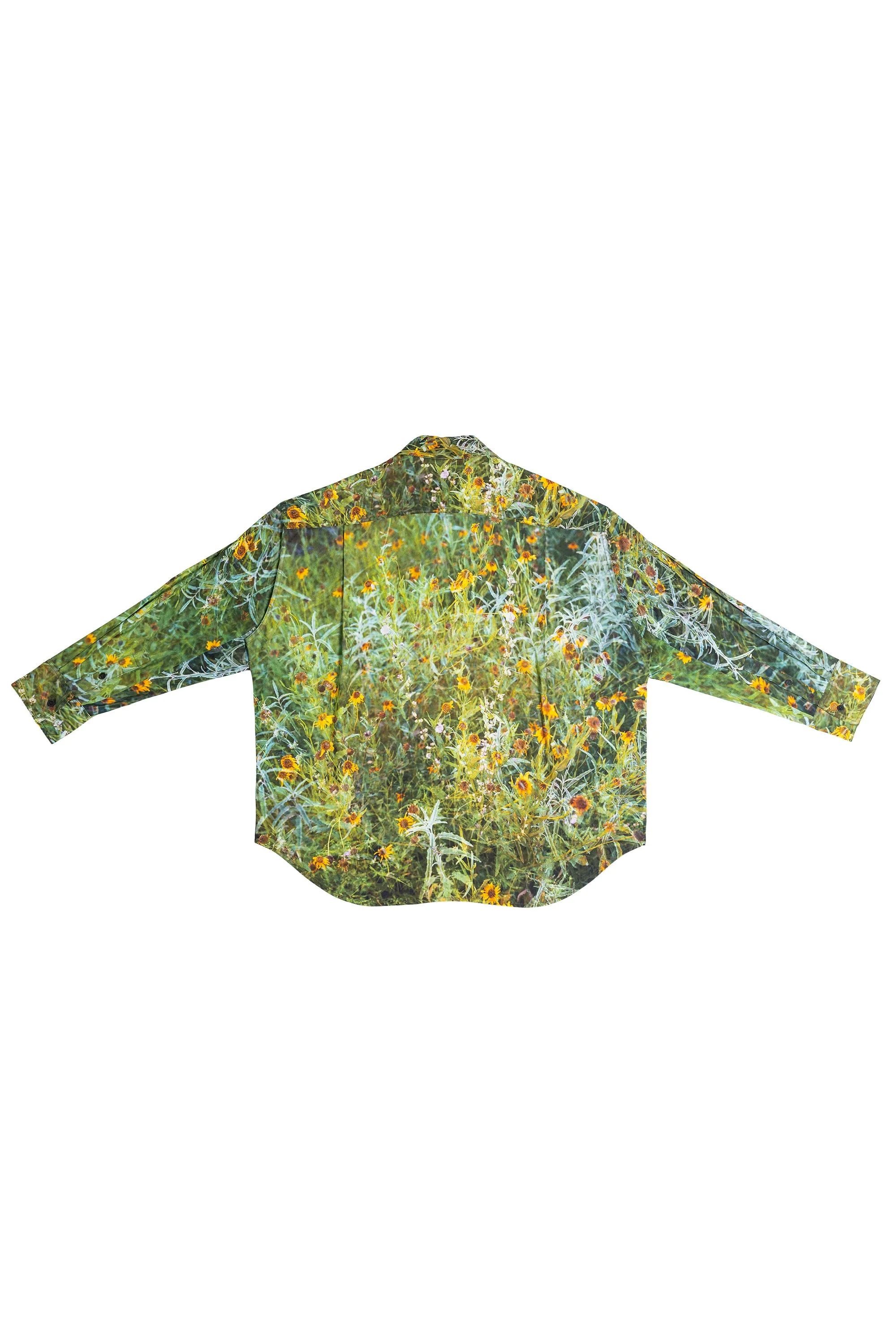 MARFA VISCOSE TWILL OVERSIZED BUTTON-DOWN SHIRT