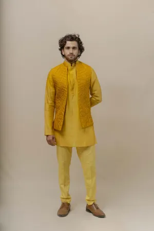 MARIGOLD BUNDI-KURTA SET
