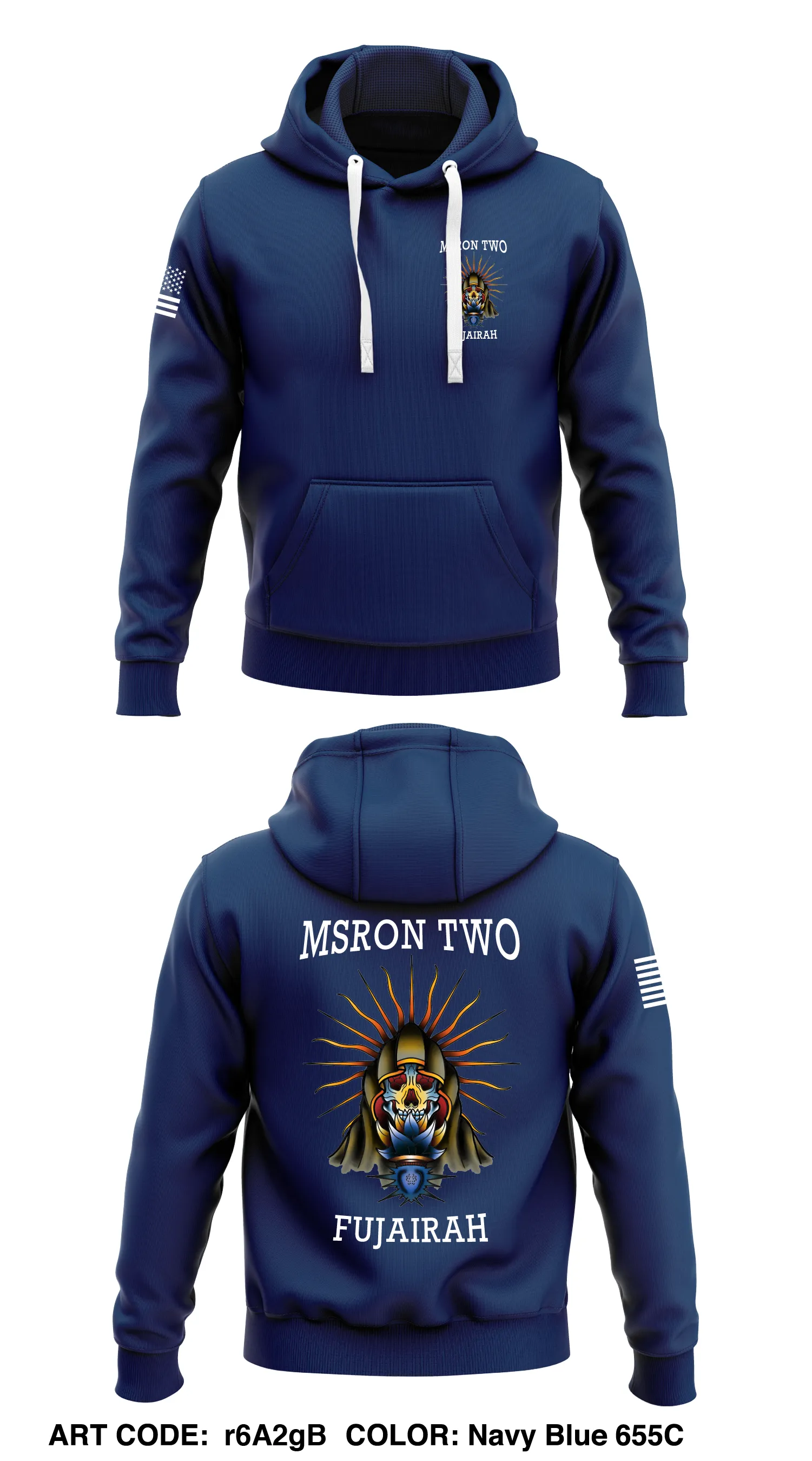 Maritime Expeditionary Security Squadron Two  Core Men's Hooded Performance Sweatshirt - r6A2gB