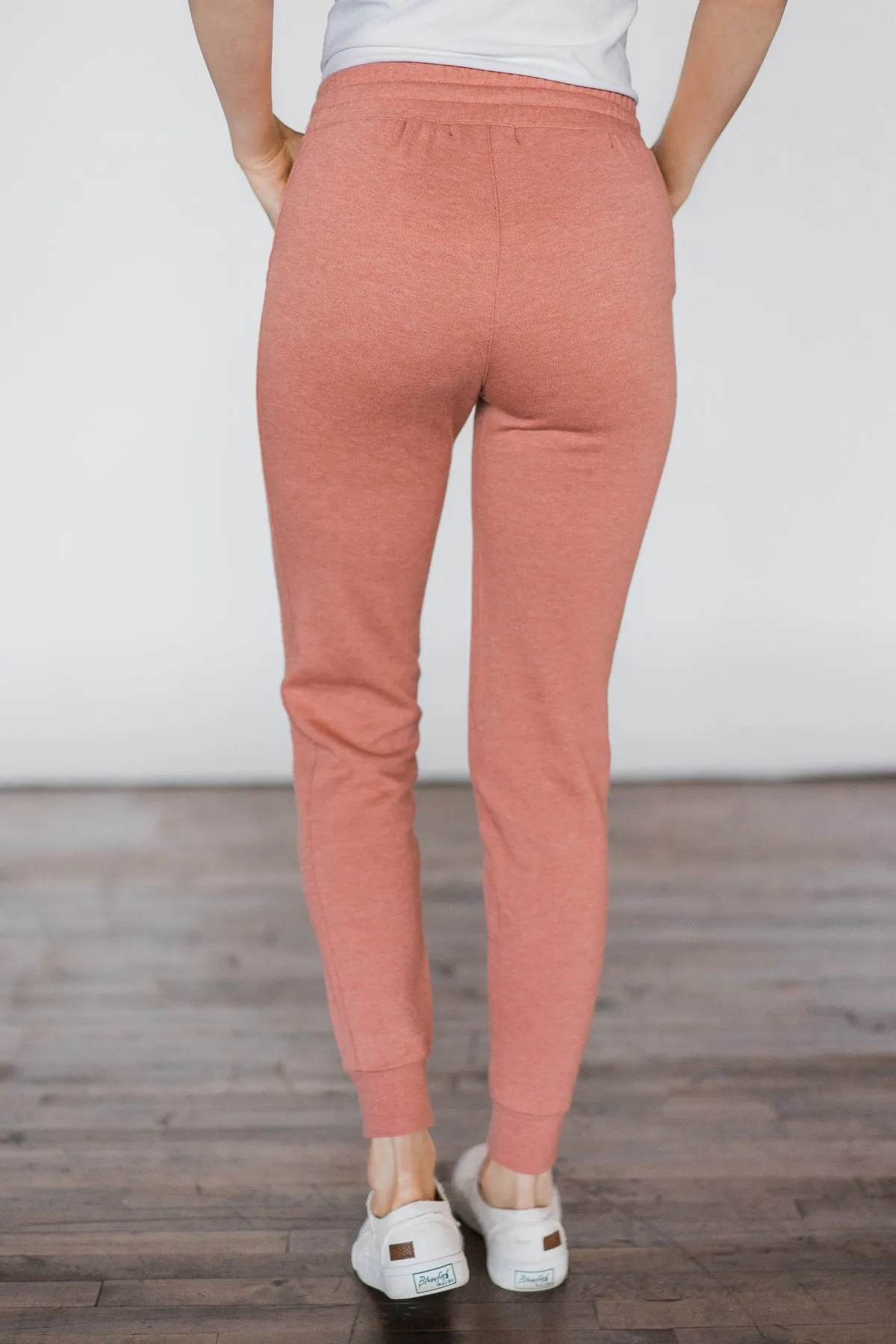 Mauve Slim-Fit Joggers